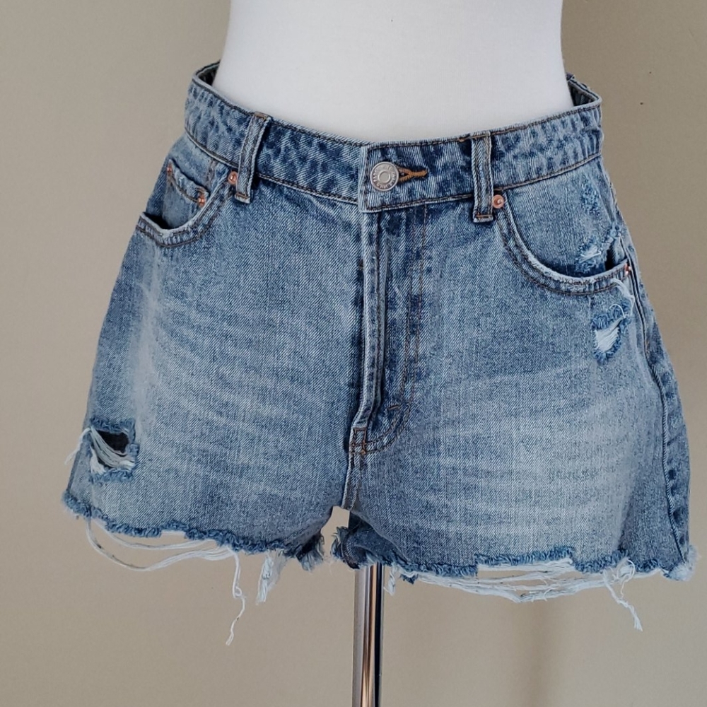 High Waisted Jean Shorts
